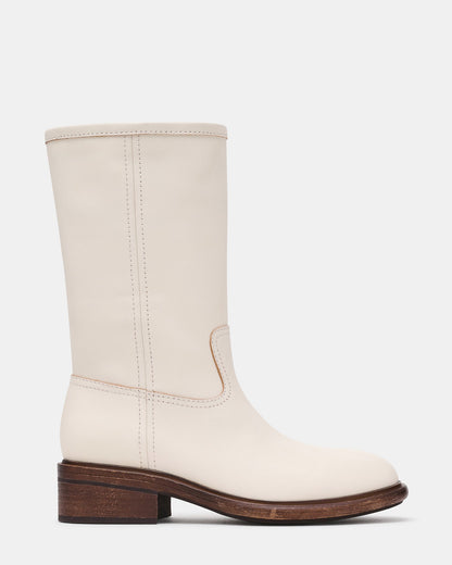 STRAY WHITE LEATHER