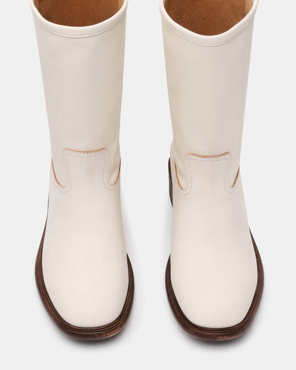 STRAY WHITE LEATHER