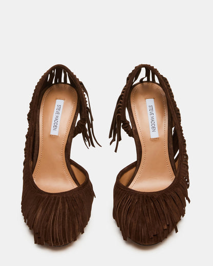 GREER BROWN SUEDE