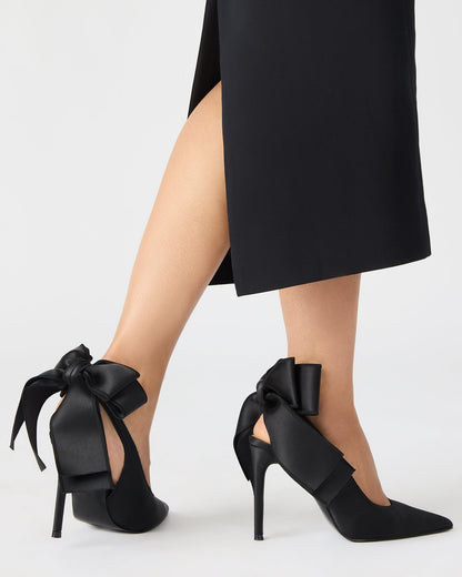 TEACUP BLACK SATIN