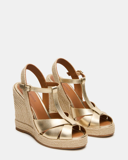 THELMA GOLD LEATHER