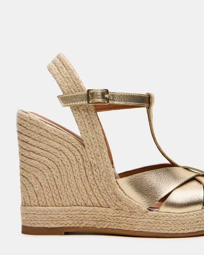 THELMA GOLD LEATHER