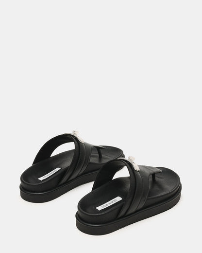 TIBBY BLACK LEATHER