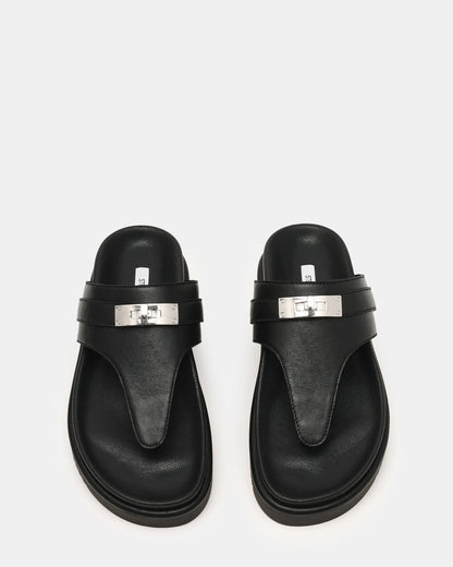 TIBBY BLACK LEATHER
