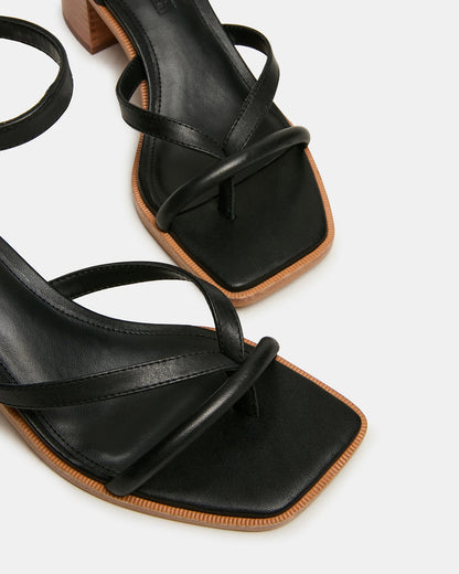 TILLY BLACK LEATHER