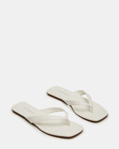 TRELLA WHITE LEATHER
