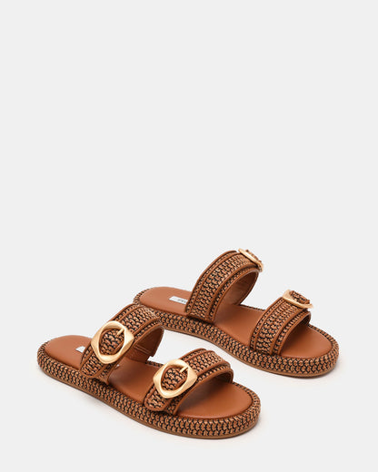 VEYA BROWN RAFFIA