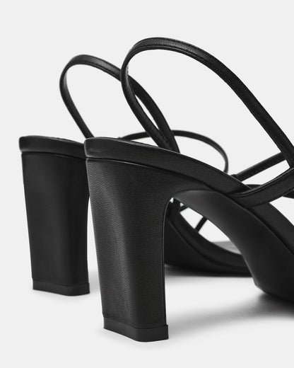 VINETIA BLACK LEATHER
