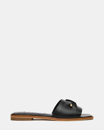 HASTEN BLACK LEATHER