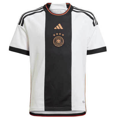 Adidas Germany 2022 World Cup Youth Home Jersey