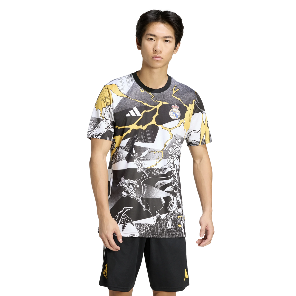 Adidas Real Madrid x Marvel x All Blacks Pre-Match Jersey