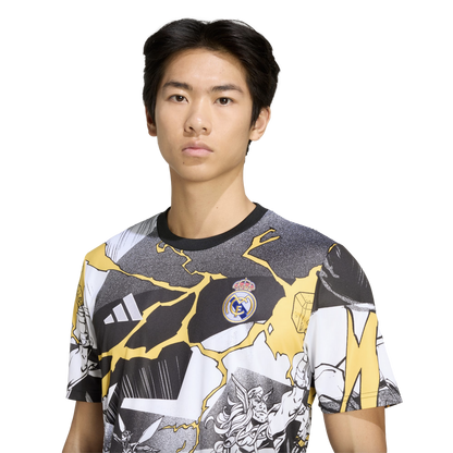 Adidas Real Madrid x Marvel x All Blacks Pre-Match Jersey