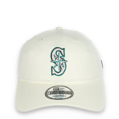 New Era Seattle Mariners Core Classic 2.0 9Twenty Adjustable Hat-Ivory
