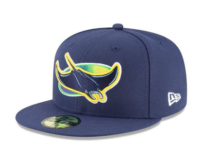 TAMPA BAY RAYS ALTERNATE COLLECTION 59FIFTY FITTED-ON-FIELD COLLECTION-BLUE