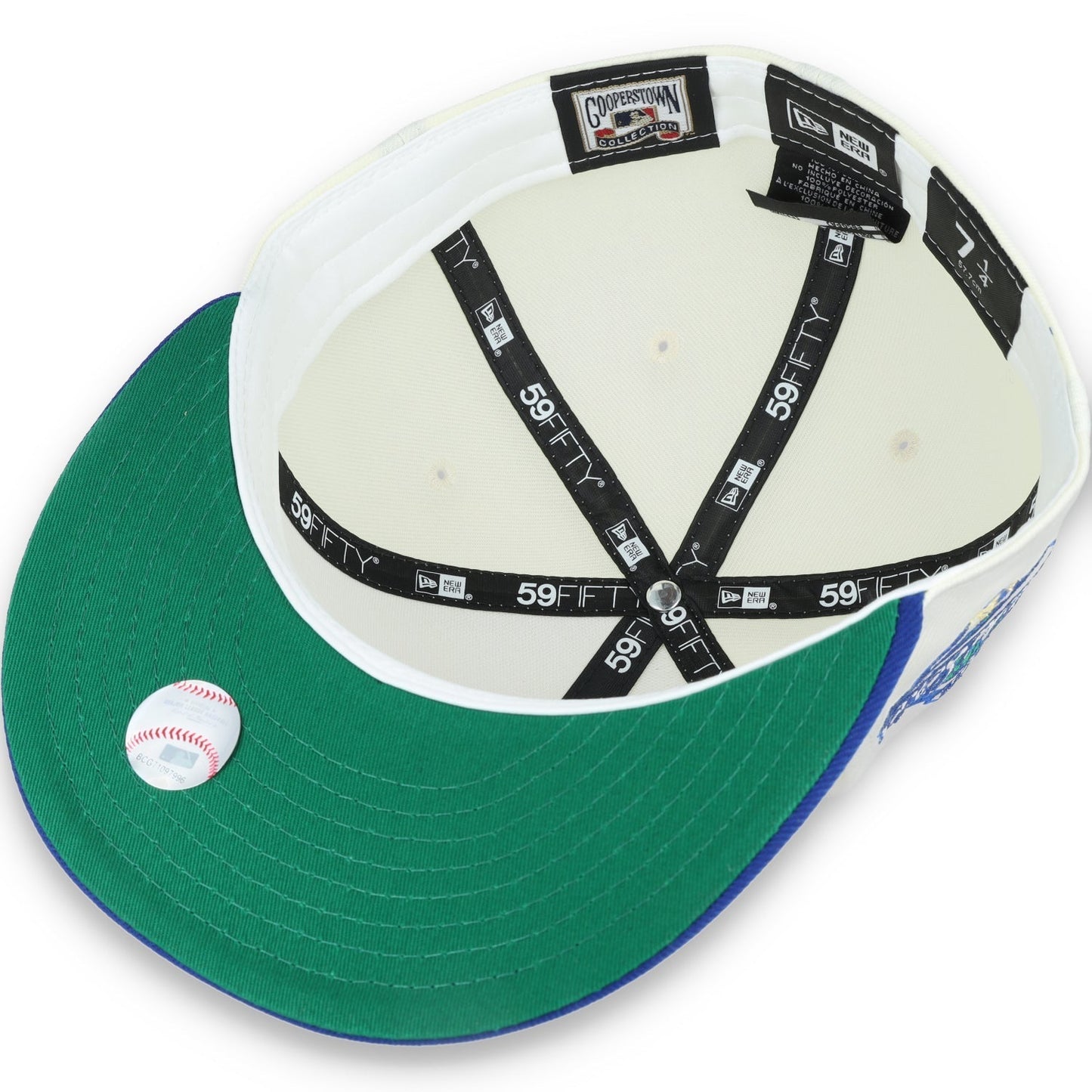 New Era Toronto Blue Jays 1992 World Series Patch 59FIFTY Fitted Ivory Hat