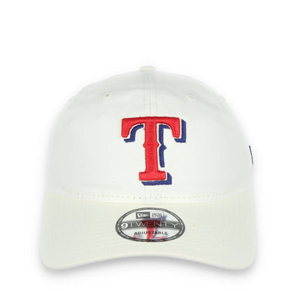 New Era Texas Rangers Core Classic 2.0 9Twenty Adjustable Hat-Ivory