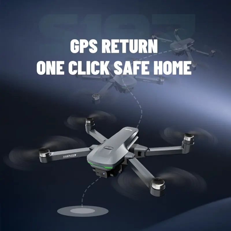 ToySky S197 Drone with HD Camera Intelligent Obstacle Avoidance 5G GPS and Screen Remote Control