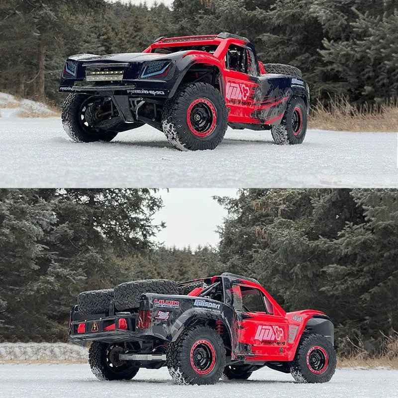 UDIRC 1002 1002SE RC Car 1/10 2.4G 4WD 60km/h Brushless Short Course Truck LED Light Gyro All Terrain Desert Off Road Truck