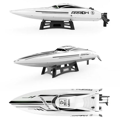 UDIRC UDI005 RC Boat 630mm 2.4G Brushless High Speed 50km/h SpeedBoat With Water Cooling System