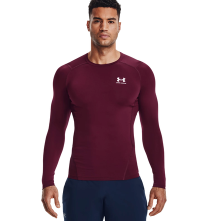 Under Armour  Men's HeatGear® Armour Long Sleeve- Maroon