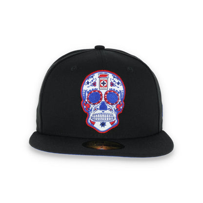 NEW ERA CRUZ AZUL SUGAR SKULL 59FIFTY FITTED HAT
