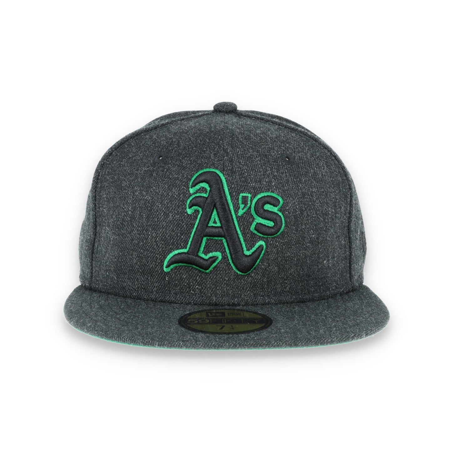 Oakland Athletics New Era 59FIFTY Cap-Heather Grey/Black