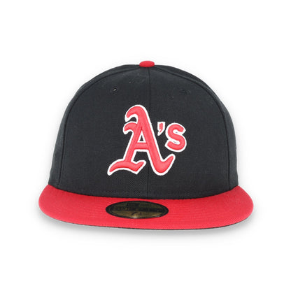 Oakland Athletics New Era 59Fifty Cap-Black/Red