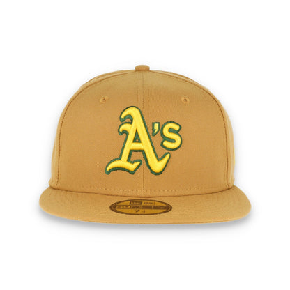 Oakland Athletics New Era 59Fifty Fitted Hat-Panama Tan