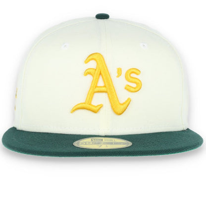 New Era Oakland Athletics 59FIFTY Fitted 30th Anniversary Patch-Ivory Hat
