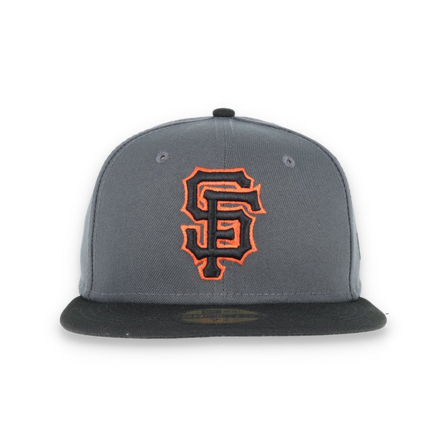 San Francisco Giants New Era 59Fifty Fitted Hat-Dark Grey/Black