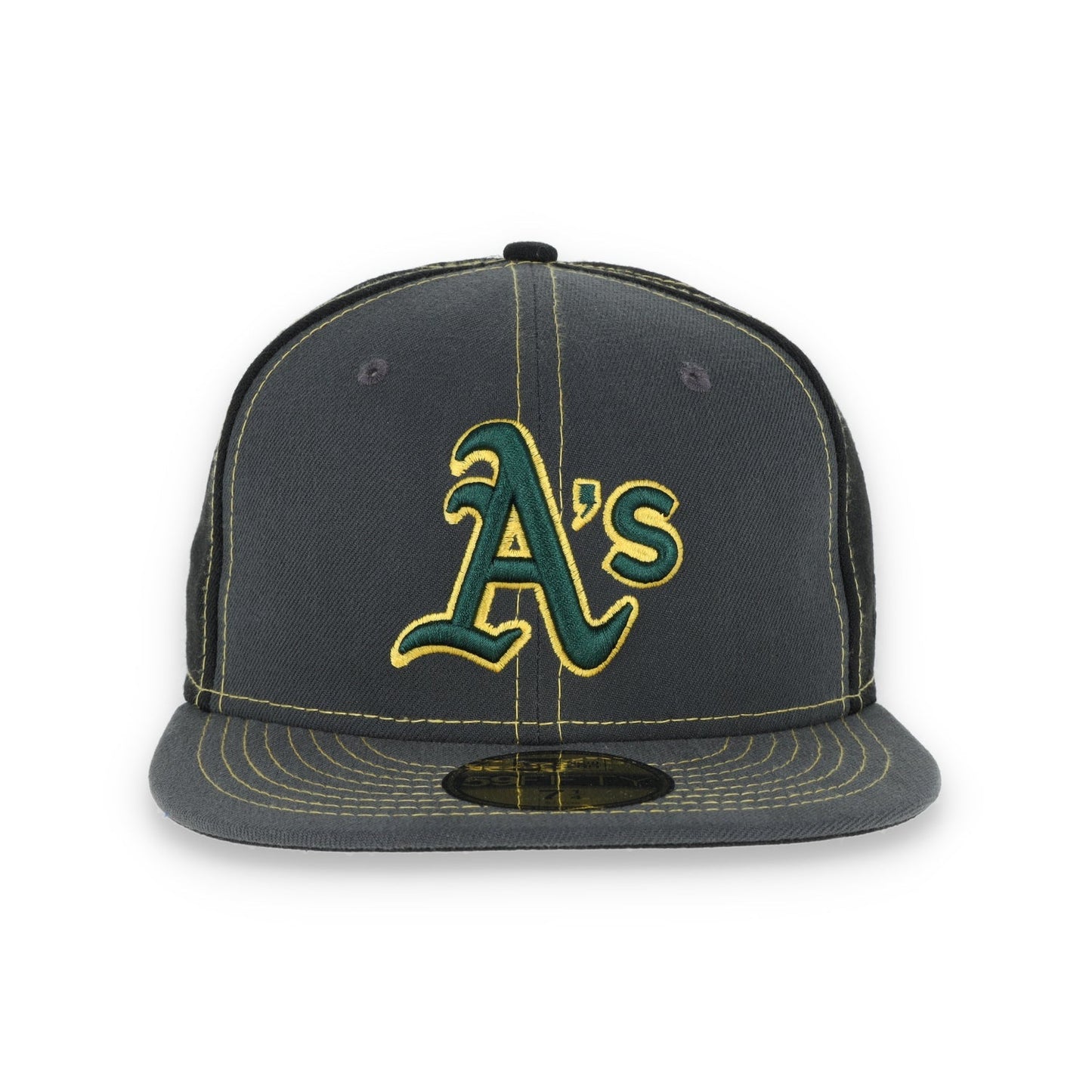 Oakland Athletics New Era 59Fifty Cap-Dark Grey/Black