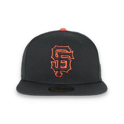 New Era San Francisco Giants Script BacK 59Fifty Fitted Hat - Black