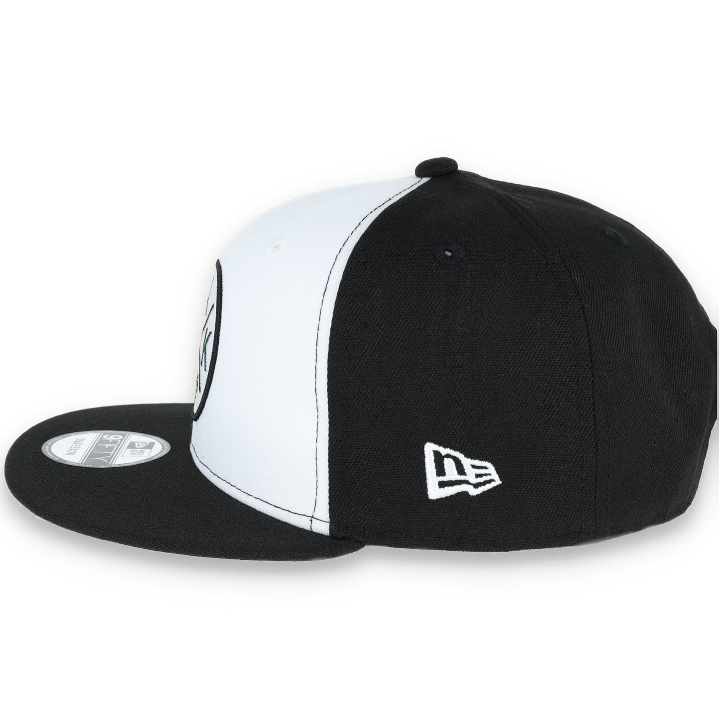 OAKLAND ATHLETICS NEW ERA 4X LOGO 9FIFTY SNAPBACK HAT-WHITE