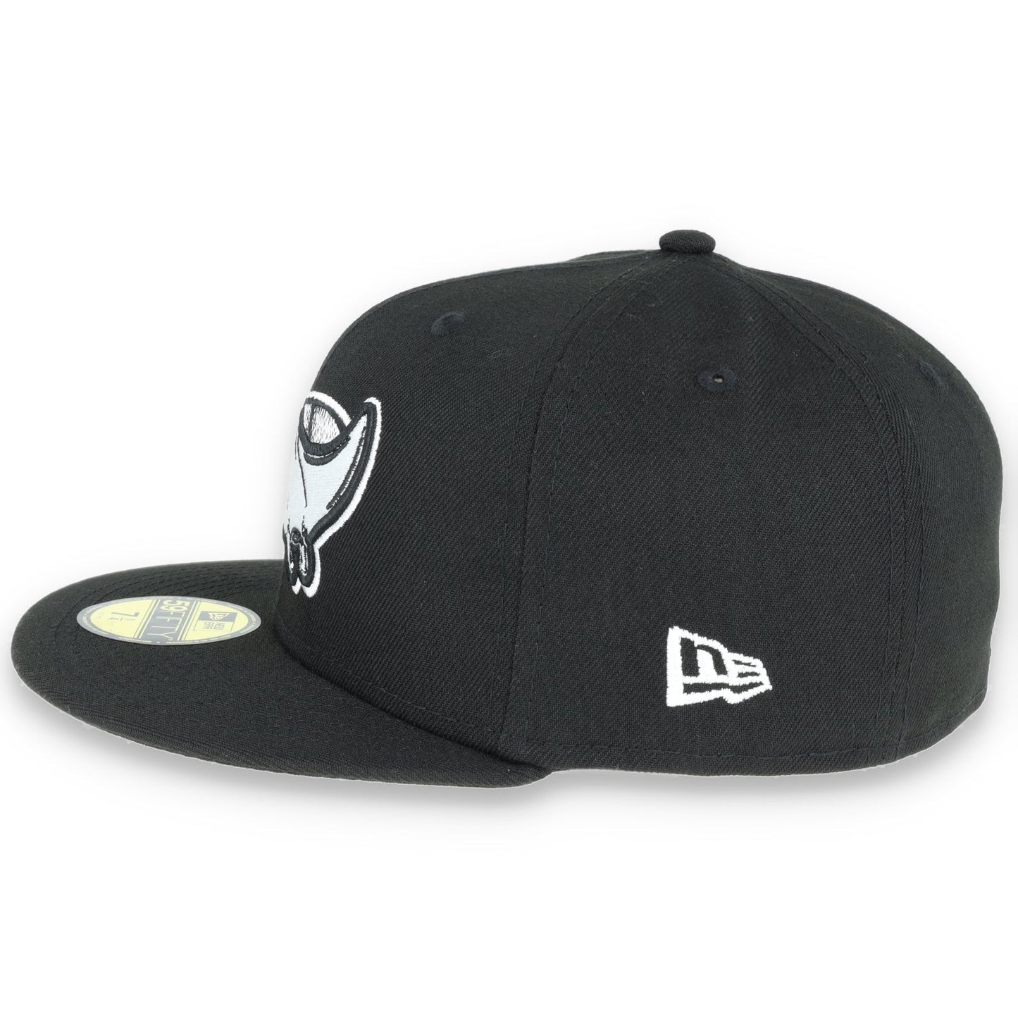 TAMPA BAY RAYS NEW ERA BASIC COLLECTION FITTED 59FIFTY-BLACK AND WHITE