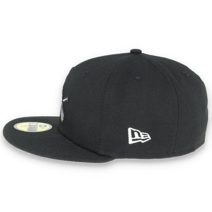 ST. LOUIS CARDINALS NEW ERA BASIC COLLECTION FITTED 59FIFTY-BLACK AND WHITE
