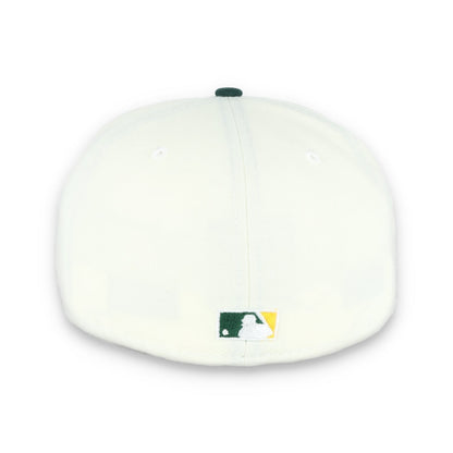 New Era Oakland Athletics 59FIFTY Fitted 30th Anniversary Patch-Ivory Hat