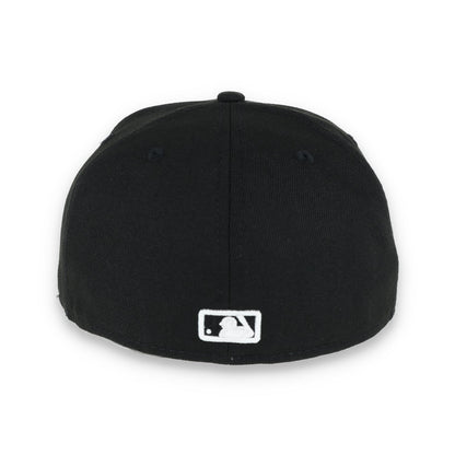 OAKLAND ATHLETICS NEW ERA CA BEAR 59FIFTY FITTED HAT-BLACK