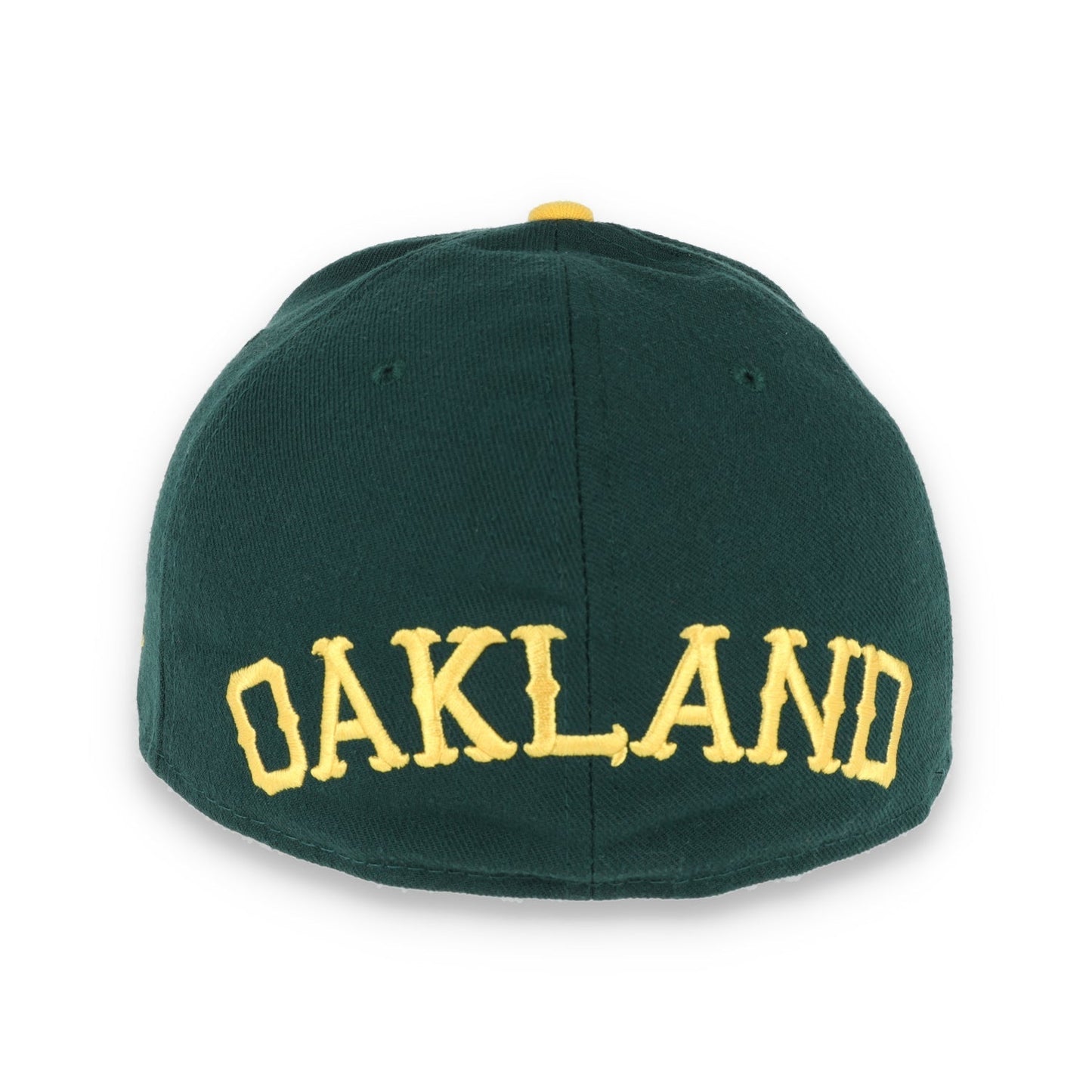 Oakland Athletics New Era 59Fifty Cap Old English Script-Green/Yellow