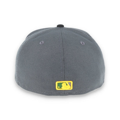 New Era Oakland Athletics 59Fifty Fitted Hat - Dark Grey/Black