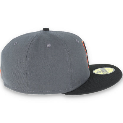 San Francisco Giants New Era 59Fifty Fitted Hat-Dark Grey/Black