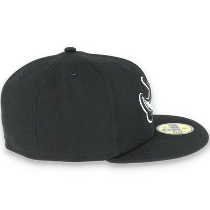 TAMPA BAY RAYS NEW ERA BASIC COLLECTION FITTED 59FIFTY-BLACK AND WHITE