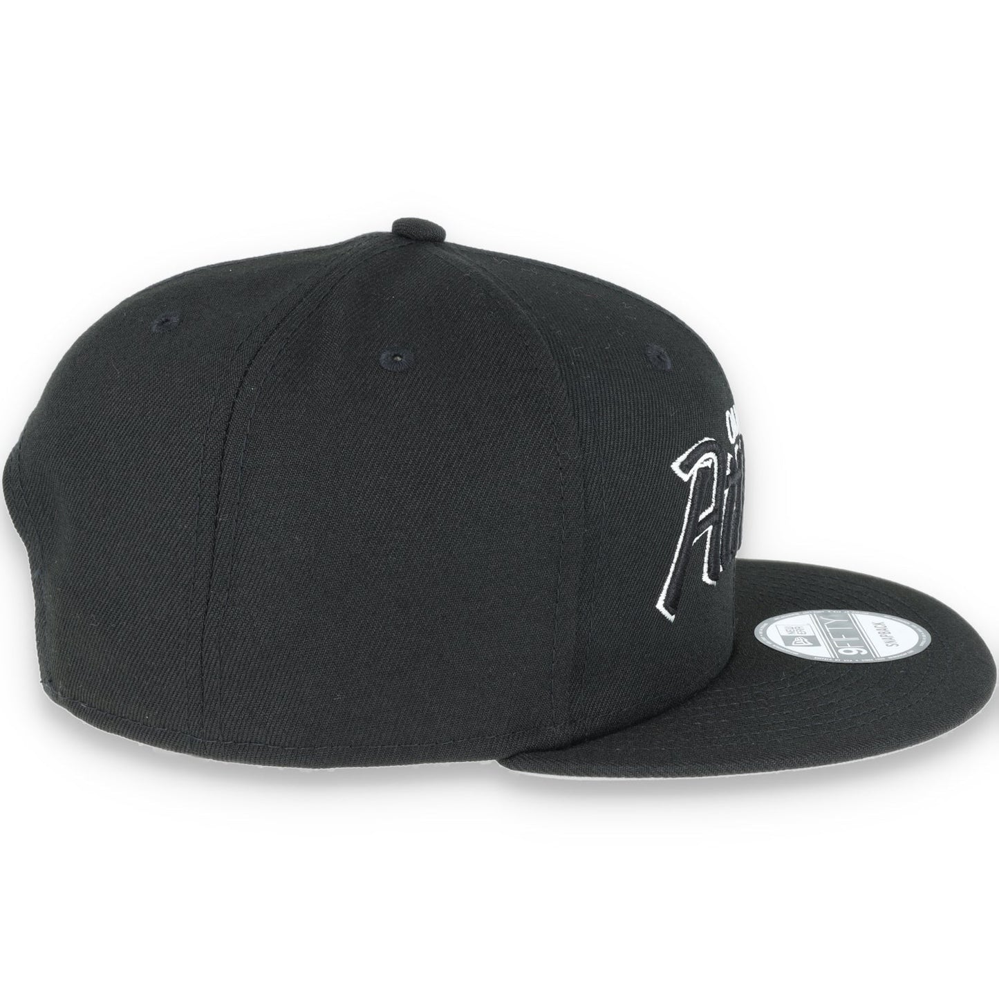 OAKLAND ATHLETICS NEW ERA SCRIPT 9FIFTY SNAPBACK-BLK/WHT