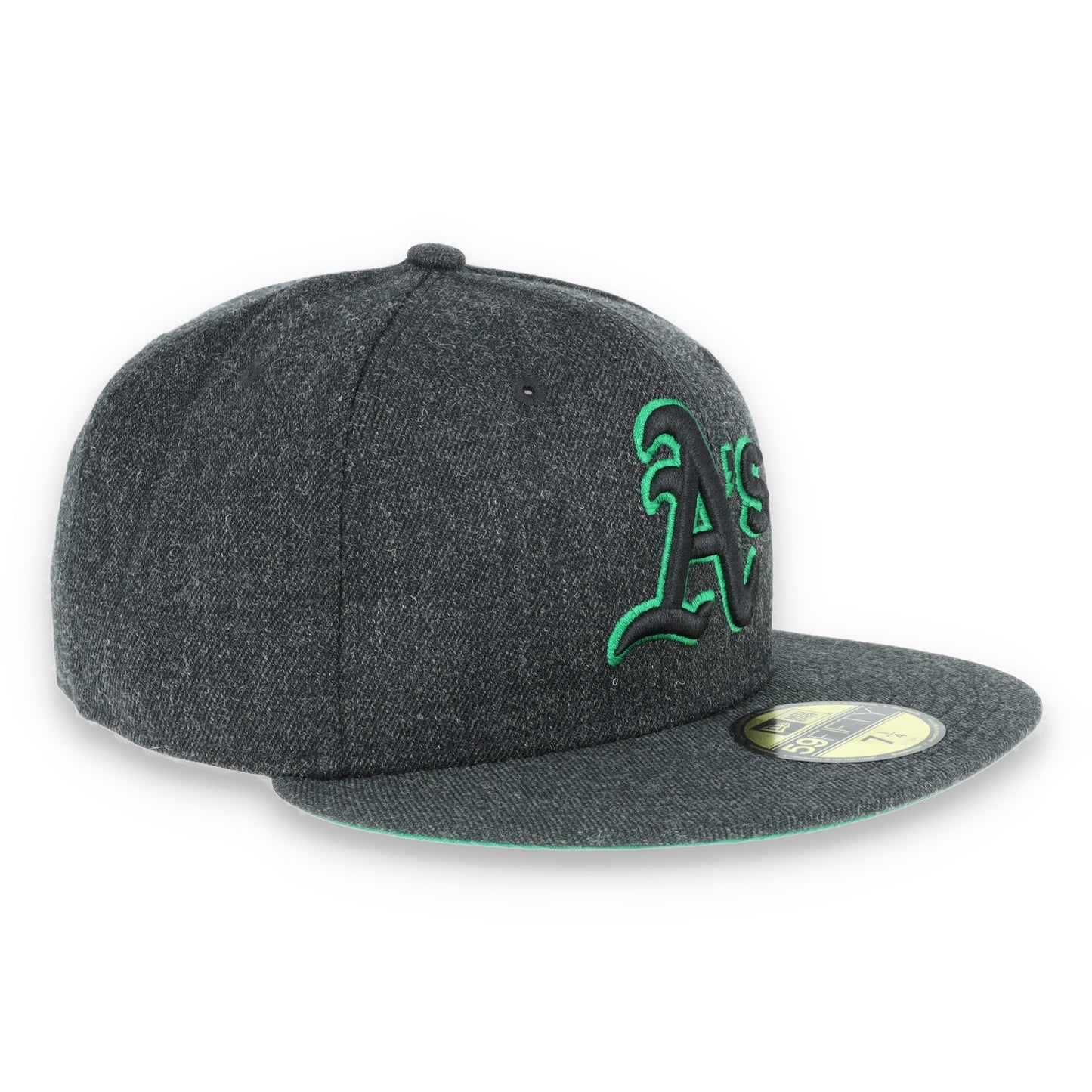 Oakland Athletics New Era 59FIFTY Cap-Heather Grey/Black