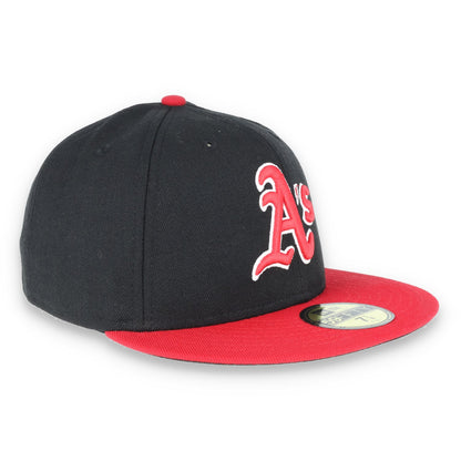 Oakland Athletics New Era 59Fifty Cap-Black/Red