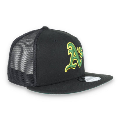 OAKLAND ATHLETICS NEW ERA TRUCKER 9FIFTY SNAPBACK ADJUSTABLE HAT-GRN/GOLD (Copy)