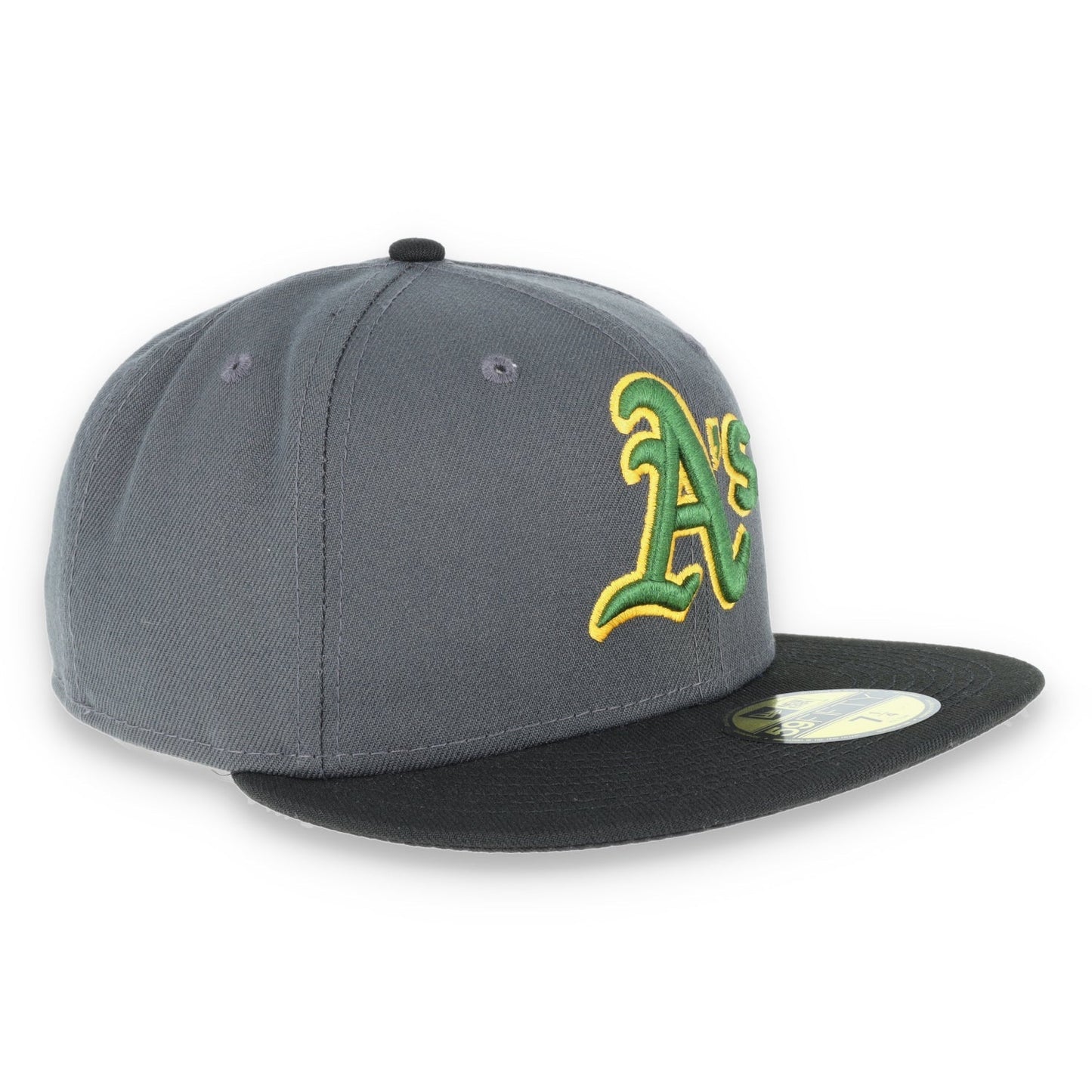 New Era Oakland Athletics 59Fifty Fitted Hat - Dark Grey/Black