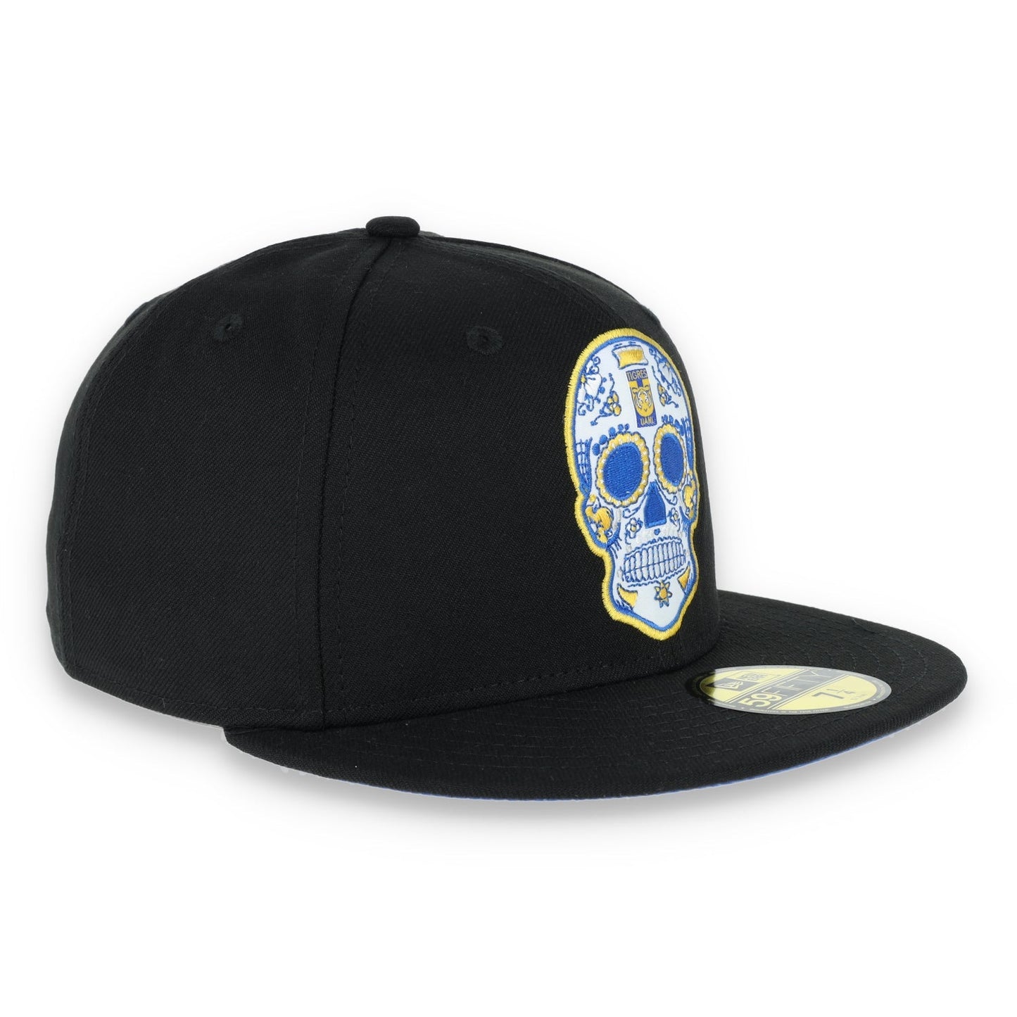 NEW ERA TIGRES UANL SUGAR SKULL 59FIFTY FITTED HAT