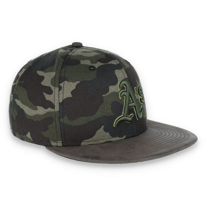 Oakland Athletics New Era 59Fifty Cap-camo/brown