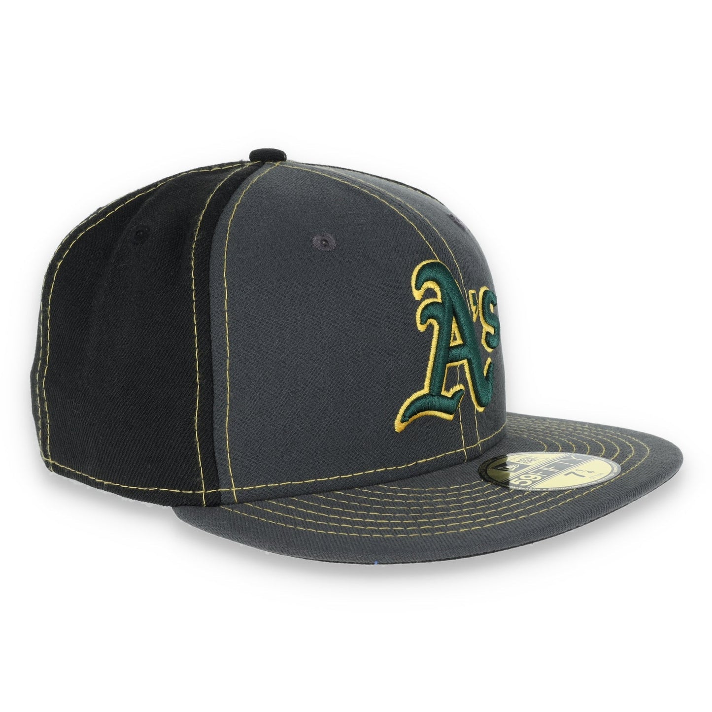 Oakland Athletics New Era 59Fifty Cap-Dark Grey/Black
