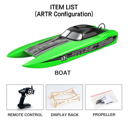 Volantex Vector SR85 798-3 RC Boat 2.4G Brushless 80km/h High Speed Water Cooling Speedboat ARTR